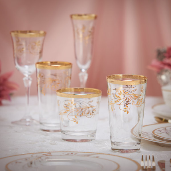 Lorren Home Trends 4 Lead Free Crystal Highball Glass Wayfair